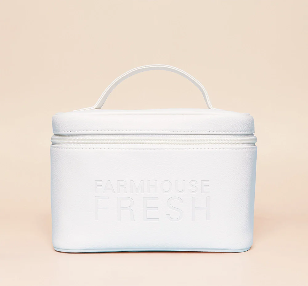 FHF Vegan Leather Cosmetic Bag